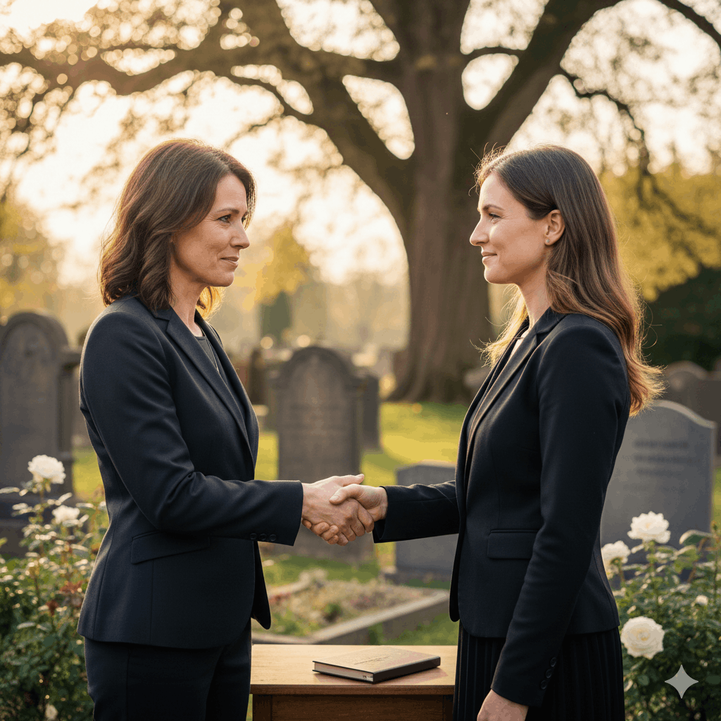 Wie bedankt man sich bei einer Trauerrednerin 2026