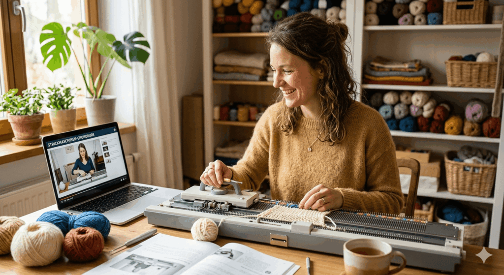 Die gläserne Strickmaschine – Strickmaschine online lernen Test- und Erfahrungsberichte 2026