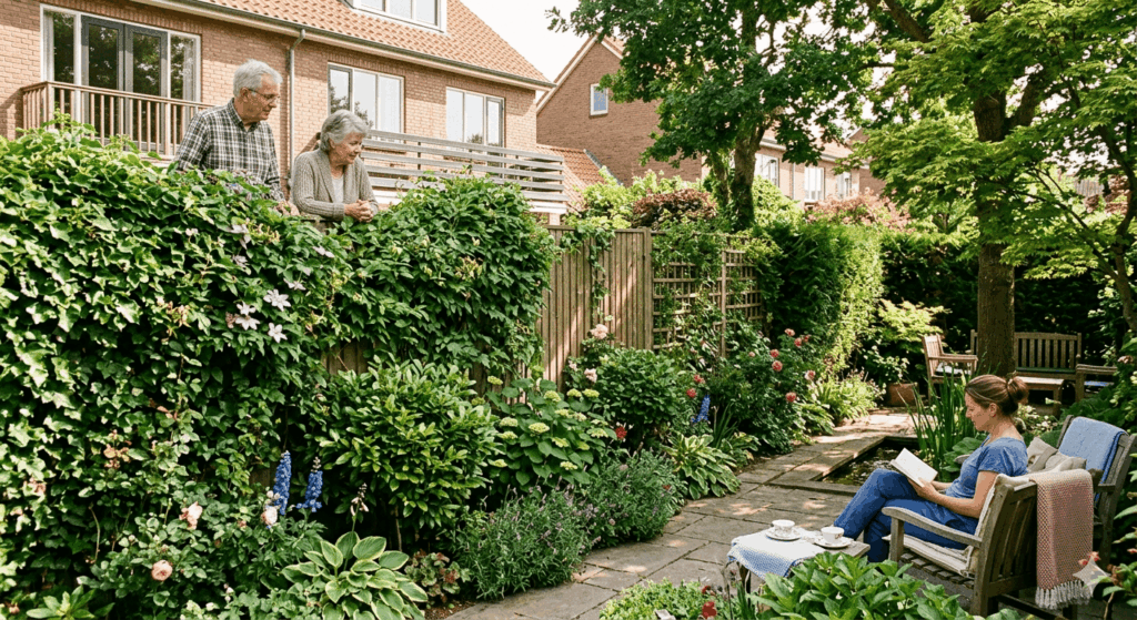 Sichtschutz im Garten 2026 – Schutz vor neugierigen Senioren-Nachbarn