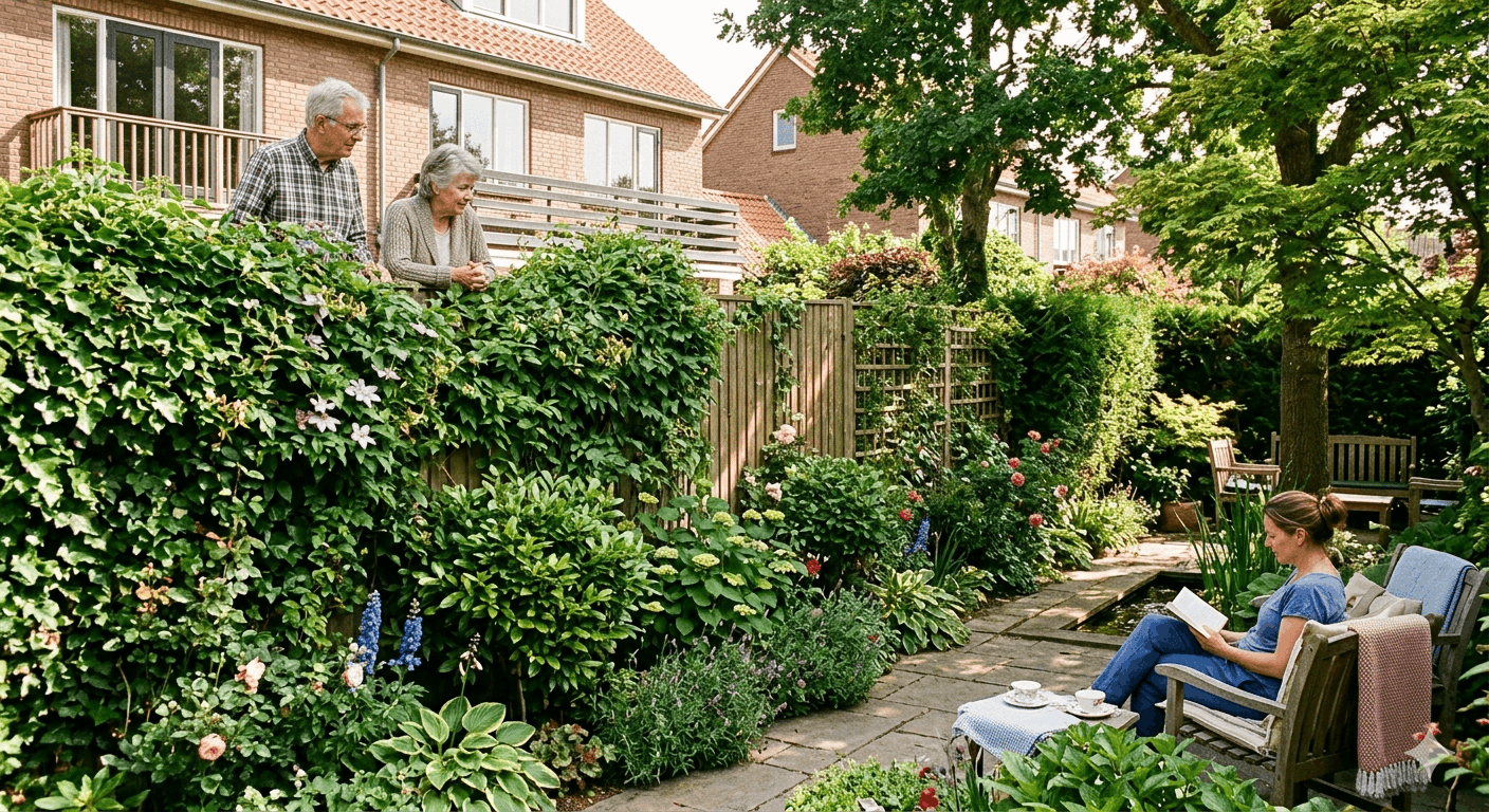 Sichtschutz im Garten 2026 – Schutz vor neugierigen Senioren-Nachbarn