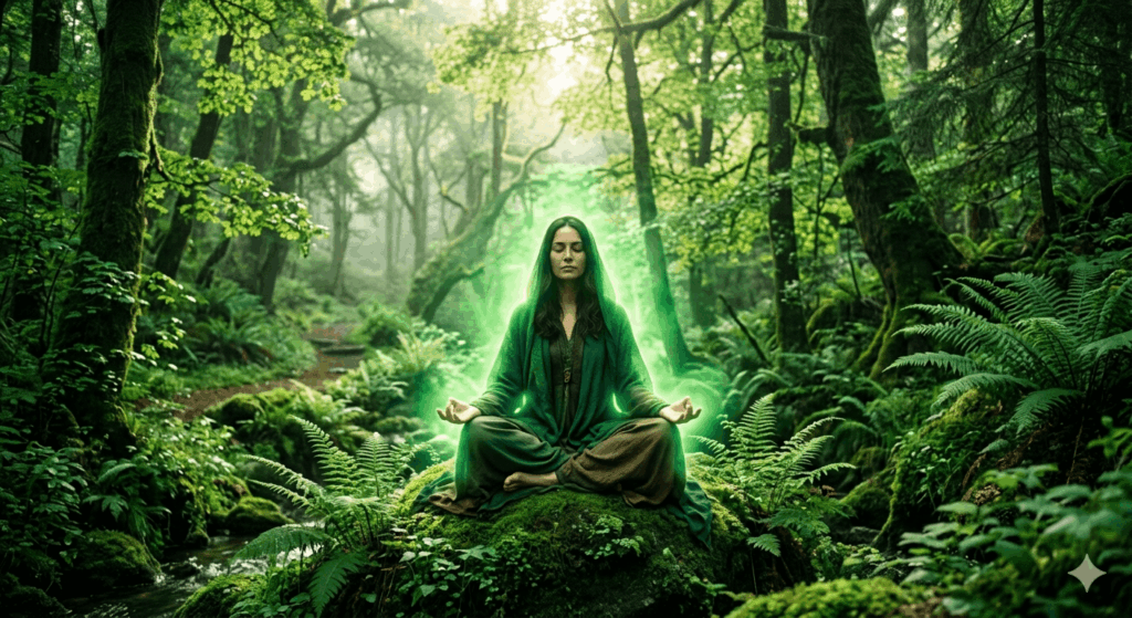 Spirituelle Bedeutung der Farbe Grün 2026