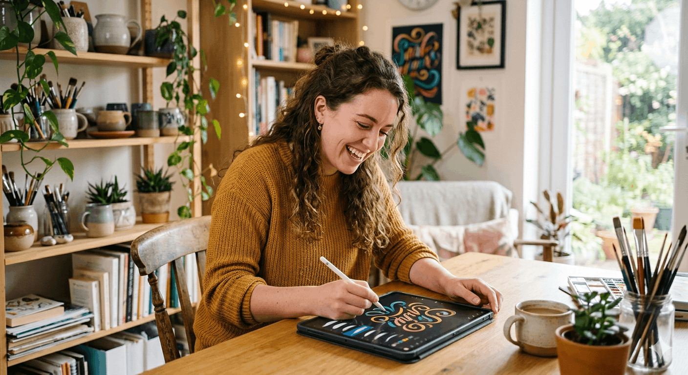 handletteringlernen.de Digital Lettering Kurs – Bewertung und Erfahrungen 2026